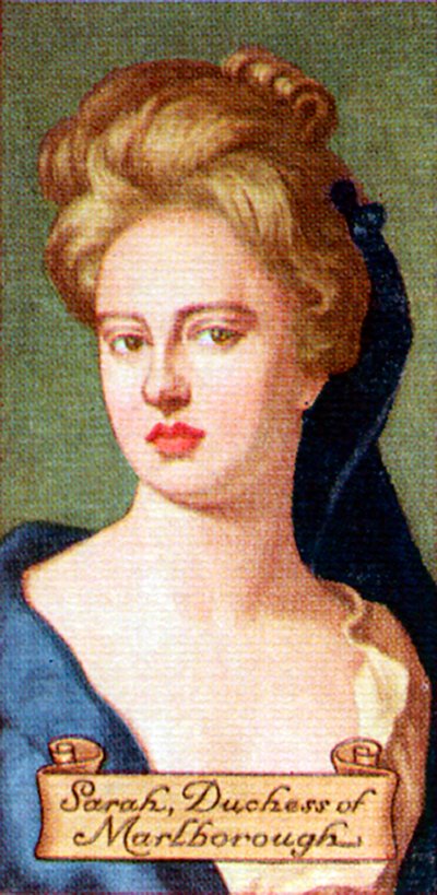 Sarah, Herzogin von Marlborough, aus einer Serie von Zigarettenkarten, 1935 von Unbekannt