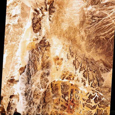 Satelliten, Erdbeobachtung, USA Falschfarben-Landsat-Bild der Erde von Unbekannt
