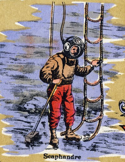 Taucheranzug. Illustriertes Alphabet von Unbekannt