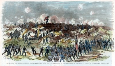 Belagerung von Petersburg, Virginia, Amerikanischer Bürgerkrieg, 30. Juli 1864 von Unbekannt