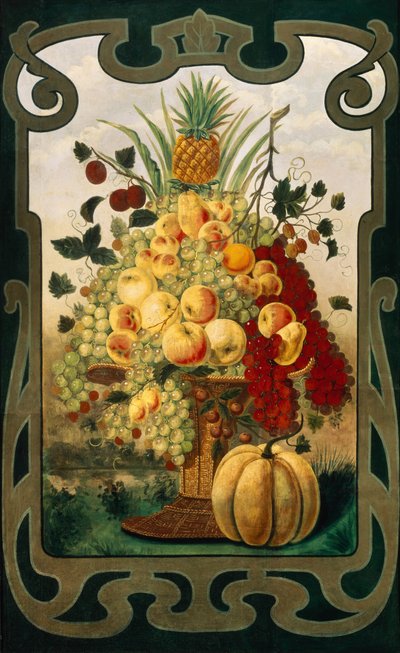 Schild für Obstladen, frühes 20. Jahrhundert von Unbekannt