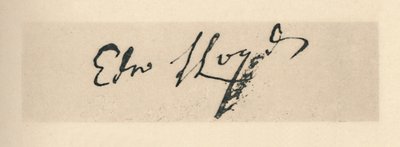 Unterschrift von Edward Lloyd, 1712 von Unbekannt