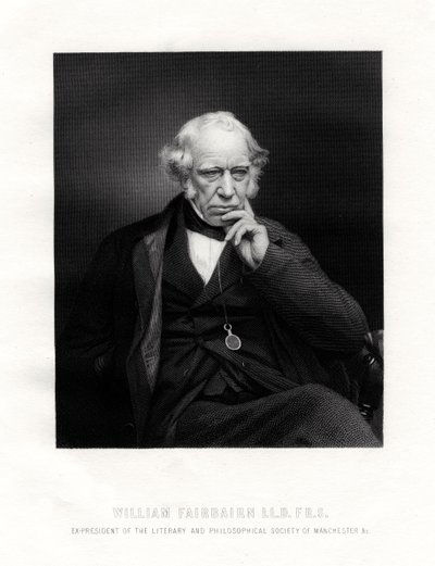 Sir William Fairbairn, 1. Baronet, schottischer Ingenieur, 19. Jahrhundert von Unbekannt