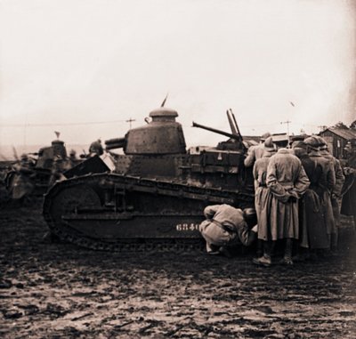 Kleiner Panzer, ca. 1914-1918 von Unbekannt