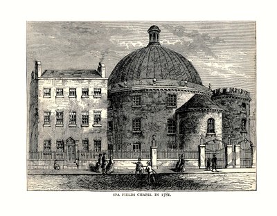 Spa Fields Kapelle, 1781 von Unbekannt