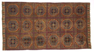 Spanischer Teppich mit türkischem Muster, ca. 1450-1500 von Unbekannt