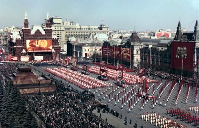 Sportparade, Roter Platz, Moskau, 1972 von Unbekannt