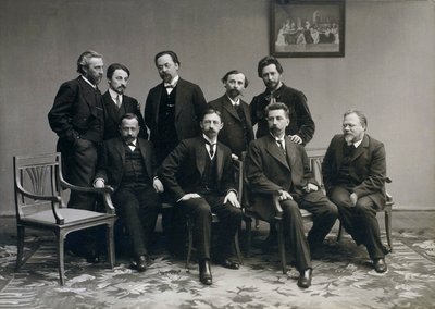 Sreda, russische Literaturgruppe, 1890er Jahre von Unbekannt