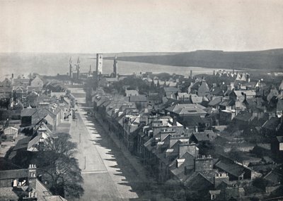St. Andrews - Blick auf die Stadt vom Turm der College-Kirche, 1895 von Unbekannt