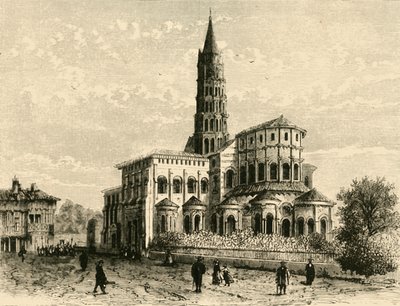 St. Sernin, Toulouse, 1890 von Unbekannt