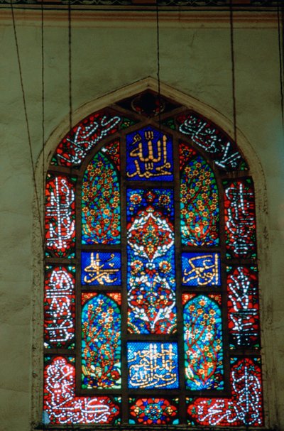 Buntglasfenster, Suleymaniye-Moschee, 1557 von Unbekannt