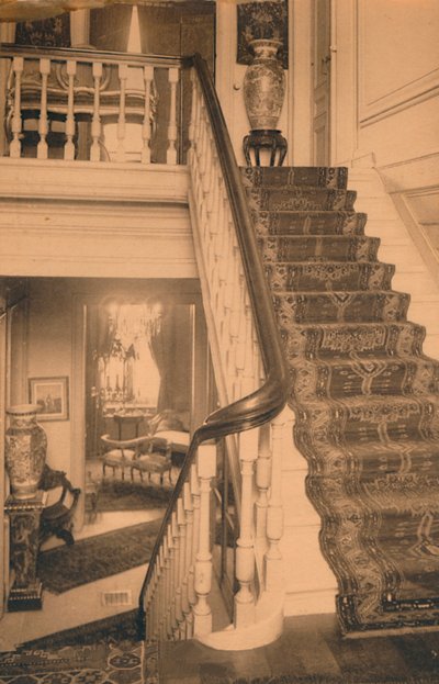 Treppe in der kubanischen Botschaft in Brüssel, Belgien, 1927 von Unbekannt