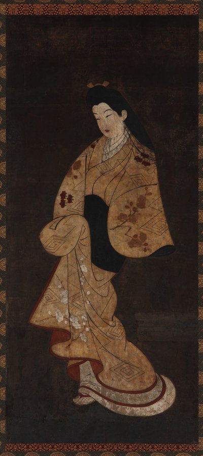 Stehende Figur eines Mädchens, Edo-Periode, 18. Jahrhundert von Unbekannt
