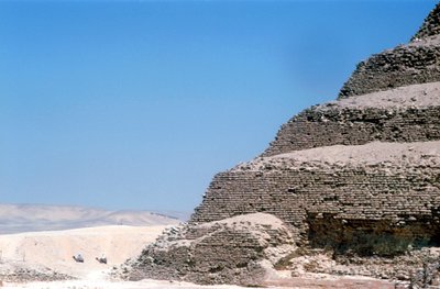 Stufenpyramide des Königs Djoser Zozer, Saqqara, Ägypten, 3. Dynastie von Unbekannt
