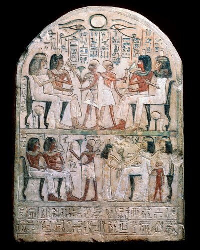 Steinstelen mit Relief, Antikes Ägypten, 156 v. Chr. von Unbekannt