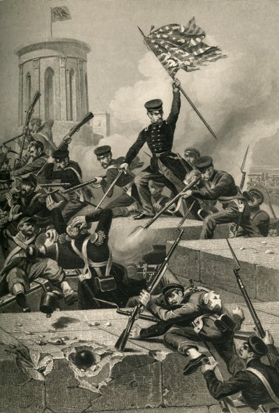 Sturm auf Chapultepec, 1878 von Unbekannt