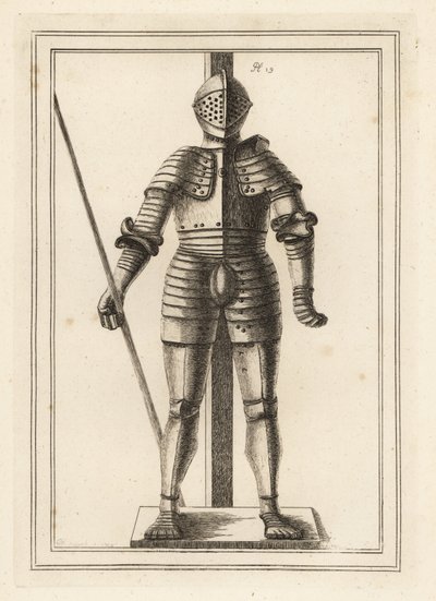 Rüstung für König Heinrich VIII. im Alter von 18 Jahren im Tower of London von Unbekannt