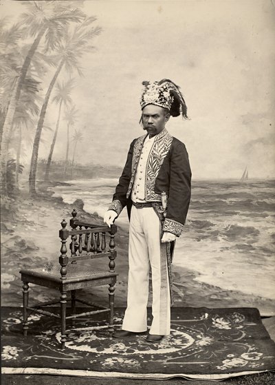 Sultan von Batjan, Pulau Bacan, Molukken, Indonesien von Unbekannt