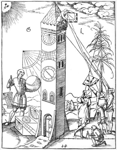 Vermessung und Zeitmessung, 1551 von Unbekannt