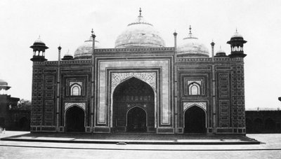 Taj Mahal Moschee oder Masjid, Agra, Indien, 1916-1917 von Unbekannt