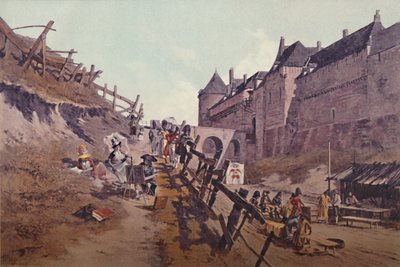 Zielübungen Dieppe 1795, 1896 von Unbekannt