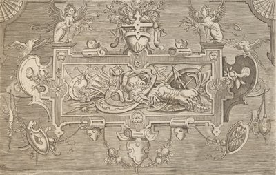 Targhe ed altri ornati di varie e capricciose invenzioni Kartuschen und andere Ornamente o..., 1773 von Unbekannt