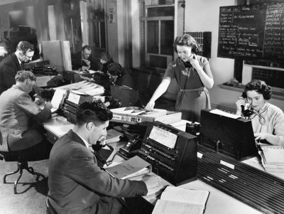 Telefonzentrale, 1956 von Unbekannt