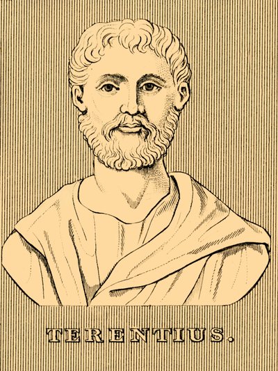 Terentius, ca. 195-159 v. Chr., 1830 von Unbekannt