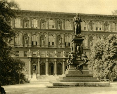 Die Akademie der bildenden Künste und Schiller-Denkmal, Wien, Österreich, ca. 1935 von Unbekannt