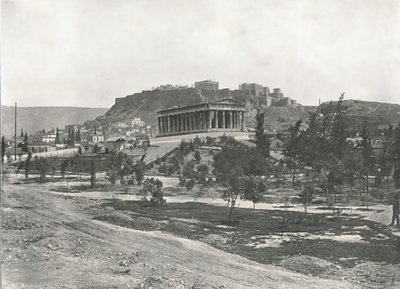 Die Agora und Akropolis, Athen, Griechenland, 1895 von Unbekannt