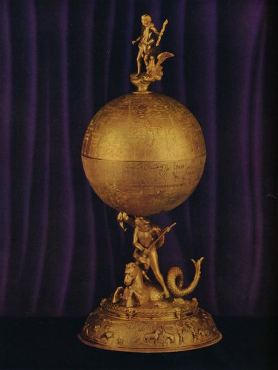 Airthrey Gold Globe Cup: Süddeutsch, um 1560-1565, 1936 von Unbekannt