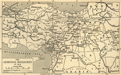 Die armenischen Massaker von 1915, Erster Weltkrieg, ca. 1920 von Unbekannt