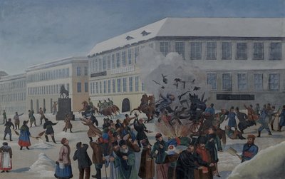 Die Ermordung von Alexander II. am 13. März 1881 von Unbekannt