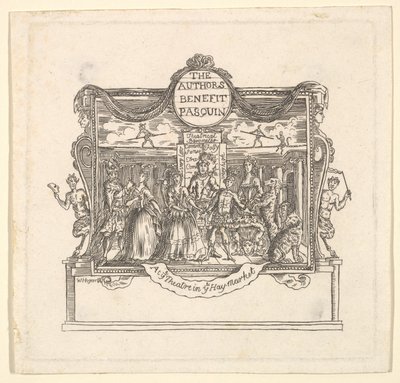 Der Nutzen der Autoren: Pasquin, 1736 von Unbekannt
