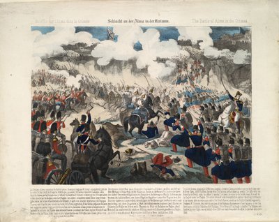 Die Schlacht an der Alma am 20. September 1854, 1854 von Unbekannt