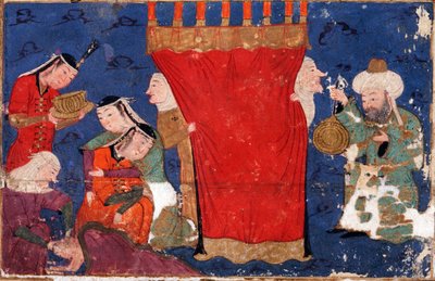 Die Geburt Alexanders des Großen. Aus: Eskandar-nameh Das Buch Alexander von Unbekannt