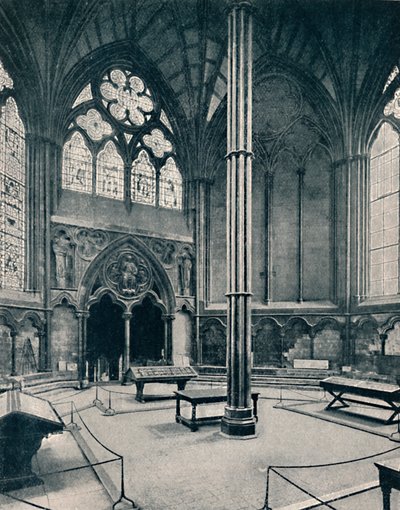 Das Kapitelhaus, Westminster, 1902 von Unbekannt