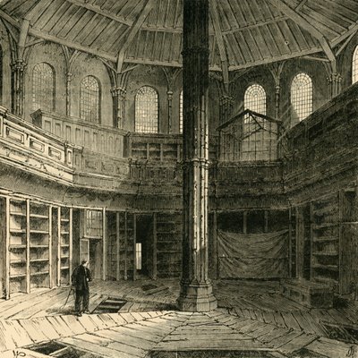 Das Kapitelhaus vor seiner Restaurierung, 1881 von Unbekannt