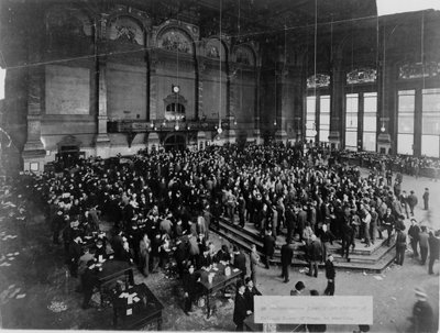 Die Chicagoer Börse in Sitzung von Unbekannt