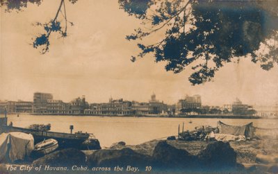 Die Stadt Havanna, Kuba, über die Bucht von Unbekannt