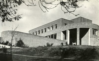 Das zeitgenössische Idiom Backsteinhaus in Hampstead, London, 1941 von Unbekannt