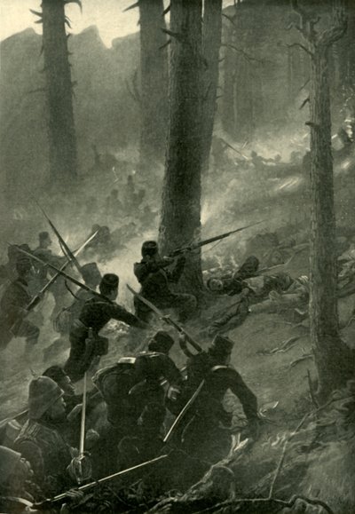 Der kühne Angriff auf den Spingawi Khotal, 2. Dezember 1878, 1901 von Unbekannt