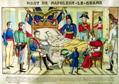 Der Tod von Napoleon dem Großen, 5. Mai 1821, 1825 von Unbekannt