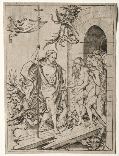 Der Abstieg in den Limbus, 1400er von Unbekannt