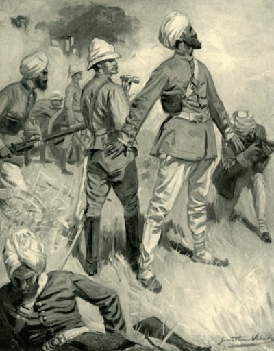 Die Hingabe des Sikh-Ordonnanz von General Roberts in Spingawi, 1901 von Unbekannt