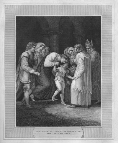 Der Herzog von York wird den Erzbischöfen übergeben, 1838 von Unbekannt