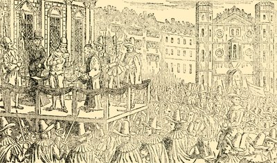 Die Hinrichtung von Charles I. in Whitehall, 30. Januar 1649 von Unbekannt
