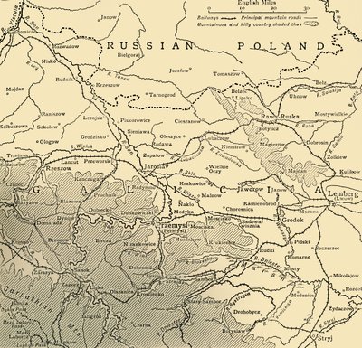 Die galizische Kampagne, Erster Weltkrieg, ca. 1915, ca. 1920 von Unbekannt