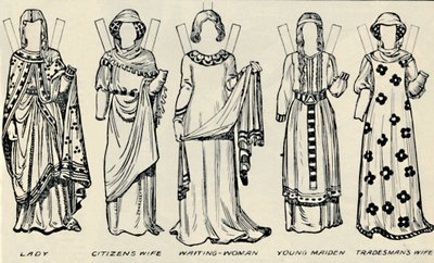 Die Galerie der britischen Kostüme: Was Männer und Frauen in der Zeit von Heinrich III. trugen, c1934 von Unbekannt