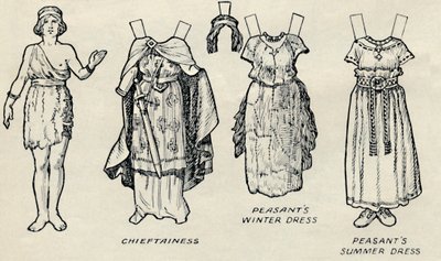 Die Galerie der historischen Kostüme: Was die Briten und Römer trugen, ca. 1934 von Unbekannt